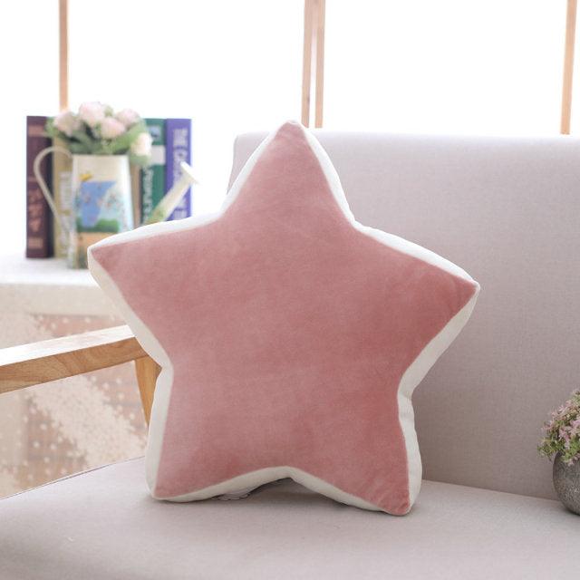 Plush Sky Pillows Emotional Moon Star Cloud Shaped Pillow Pink White G in  2023