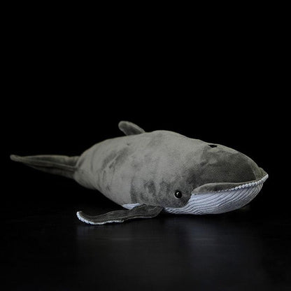 15.5" Lifelike Blue Humpback Whale Animal Stuffed Plush Toy Stuffed Animals Plushie Depot