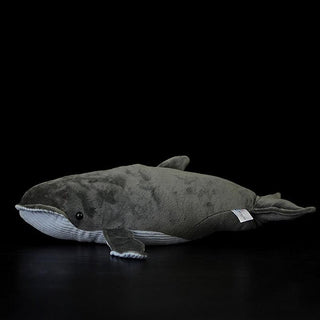 15.5" Lifelike Blue Humpback Whale Animal Stuffed Plush Toy Plushie Depot