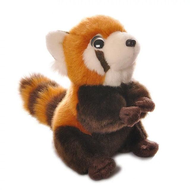 7" Lifelike Sitting Red Panda Plush Toy Default Title Stuffed Animals Plushie Depot