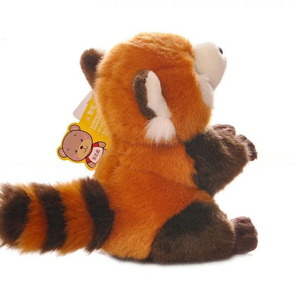 7" Lifelike Sitting Red Panda Plush Toy Stuffed Animals Plushie Depot