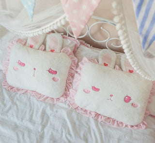 Cute Bunny Rabbit Pillow Plushie Depot