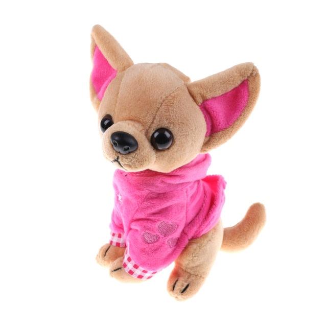 Chihuahua Dog Plush Toy Rose Stuffed Animals Plushie Depot