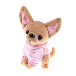 Chihuahua Dog Plush Toy Pink