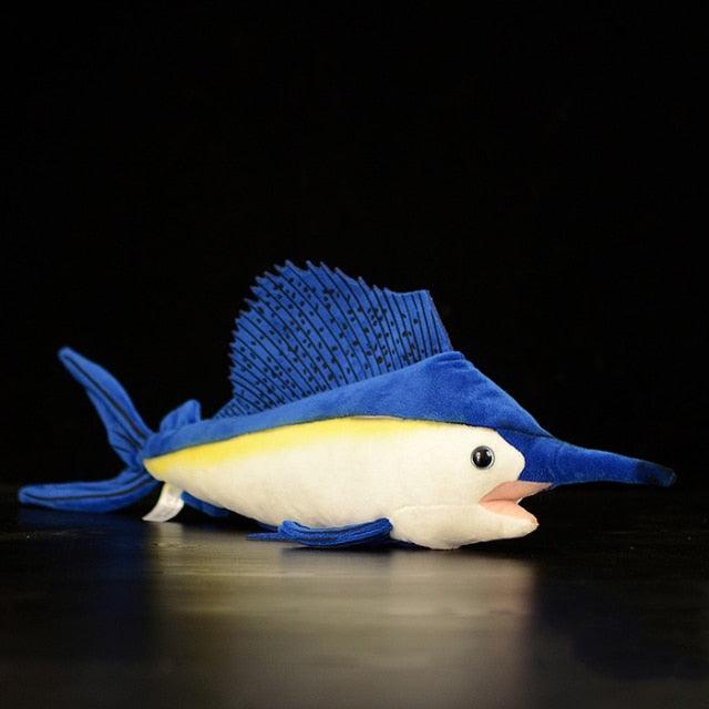 17 Lifelike, Realistic Sailfish Fish Plush Toy Stuffed Animal