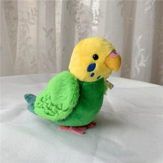 Budgie Bird Plush Toys 14cm (super mini) Yellow 18CM Height Plushie Depot