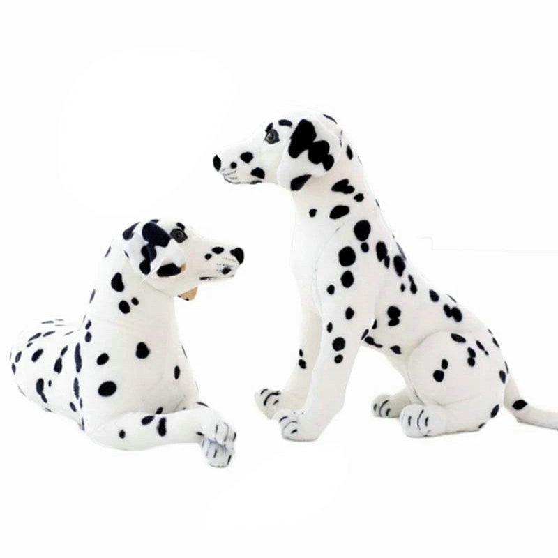 Large Stuffed Realistic Dalmatian Plush Toys, Simulation Dog Plush Dolls for Children Plushie Depot