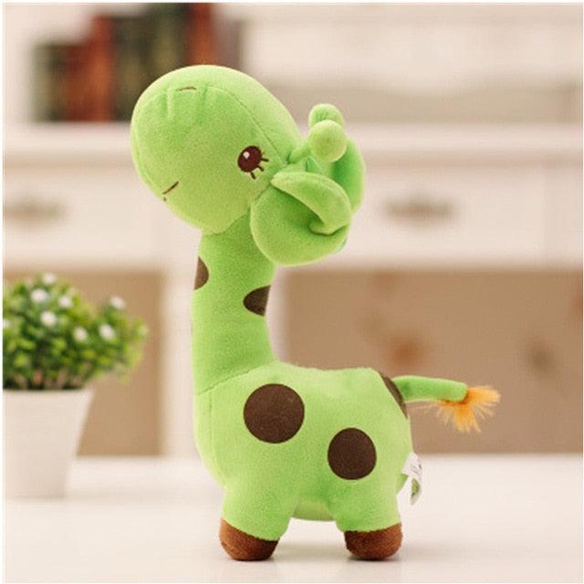 Cute Giraffe Plushy Green Stuffed Animals Plushie Depot