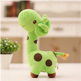 Cute Giraffe Plushy Green Plushie Depot