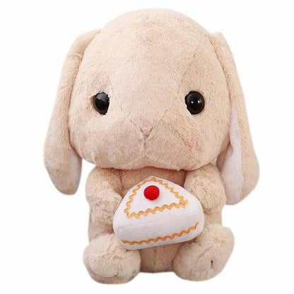 Cute and Softy Loppy the Rabbit Pushie Brown Stuffed Animals Plushie Depot