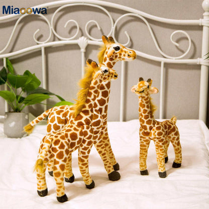14" - 21" Cute Real Life Giraffe Plush Toys for Children Stuffed Animals - Plushie Depot