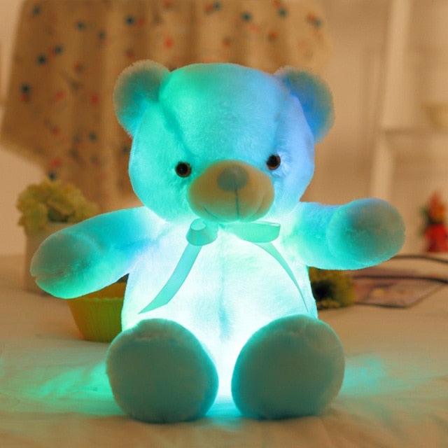 Luminous Creative Teddy Bear Collection Blue Teddy bears Plushie Depot