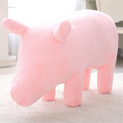 43'' Giant Simulation Pig Lifelike Plush Stuffed Swine Toy Pig no Eyes China Stuffed Animals Plushie Depot