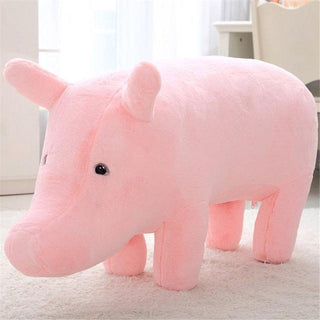 43'' Giant Simulation Pig Lifelike Plush Stuffed Swine Toy Pig with Eyes China Plushie Depot