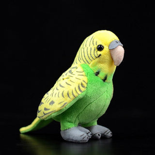 5.11" Budgerigar Green Bird Kawaii Plush Toy - Plushie Depot