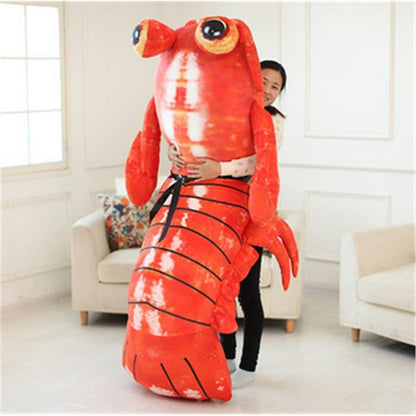 47"- 78" / 120 CM - 200CM Giant Jumbo Lobster Plush Toy Stuffed Animals Plushie Depot