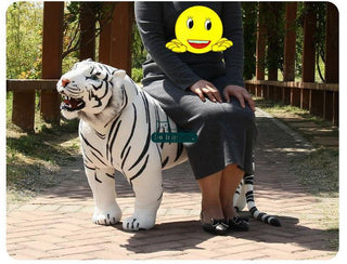 43" / 110 CM Jumbo Simulation Tiger Plush Toy Plushie Depot