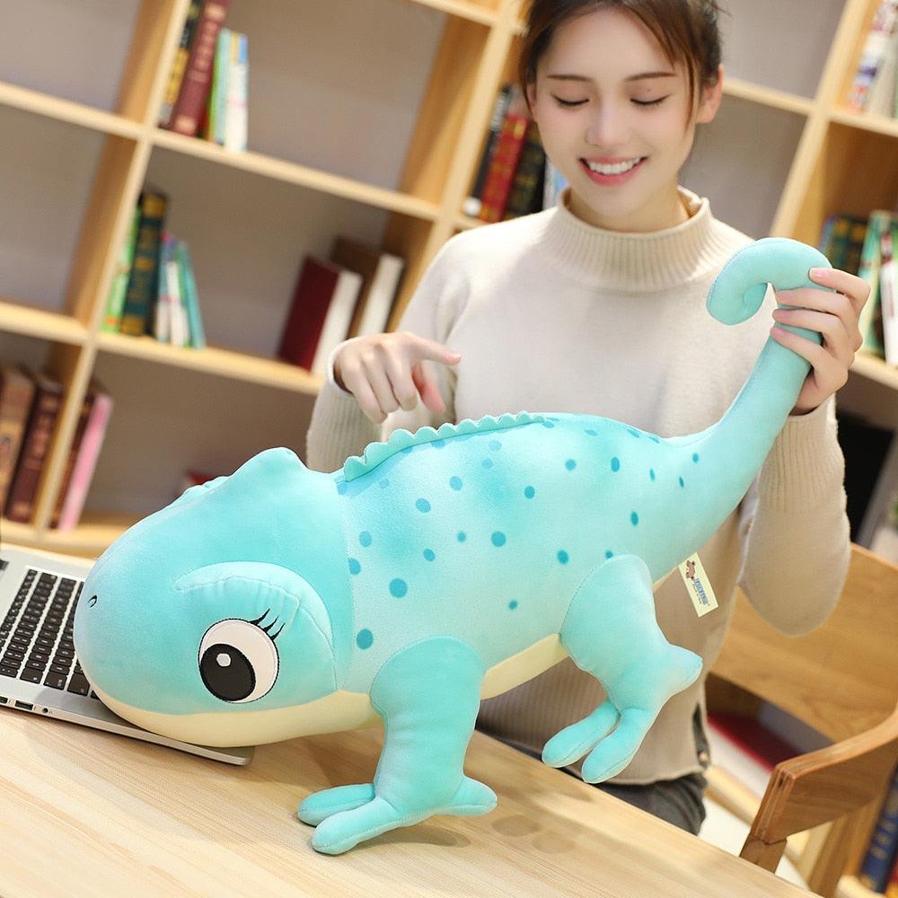 12" - 23.5" Cute Realistic Chameleon Plush Toys for Kids Stuffed Animals Plushie Depot