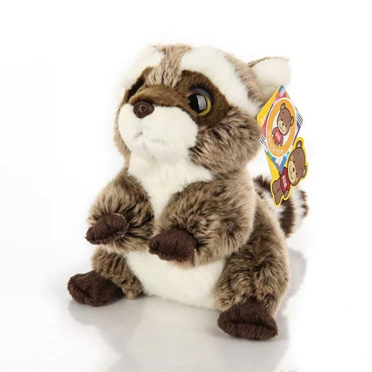 Lifelike Sitting Raccoon Plush Toys Stuffed Animals Plushie Depot