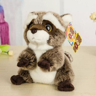 Lifelike Sitting Raccoon Plush Toys Default Title Plushie Depot