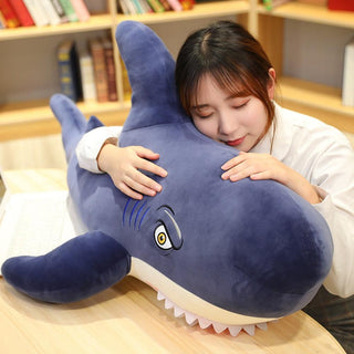 Giant Size Funny Shark Stuffed Doll Plushie Depot