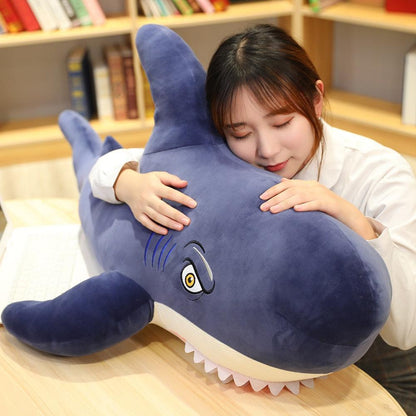 Giant Size Funny Shark Stuffed Doll Stuffed Animals Plushie Depot