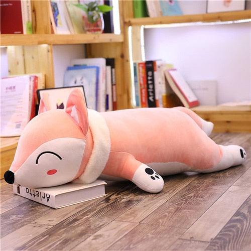 Kawaii Soft Stuffed Doll, Fox Animal Plush Toys Pink Plushie Depot