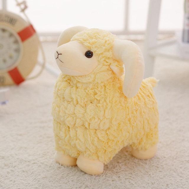 Lovely Little Sheep Plush Toys Yellow Stuffed Animals - Plushie Depot
