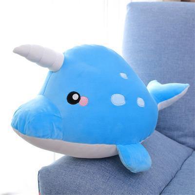 13" -39" / 35-100cm Giant Funny Whale Shark Plush Toys Narwhal Stuffed Animals Plushie Depot