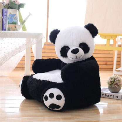 Panda & Teddy Bear Baby Chair Plush Toy 19''X19''X17'' Panda Plushie Depot