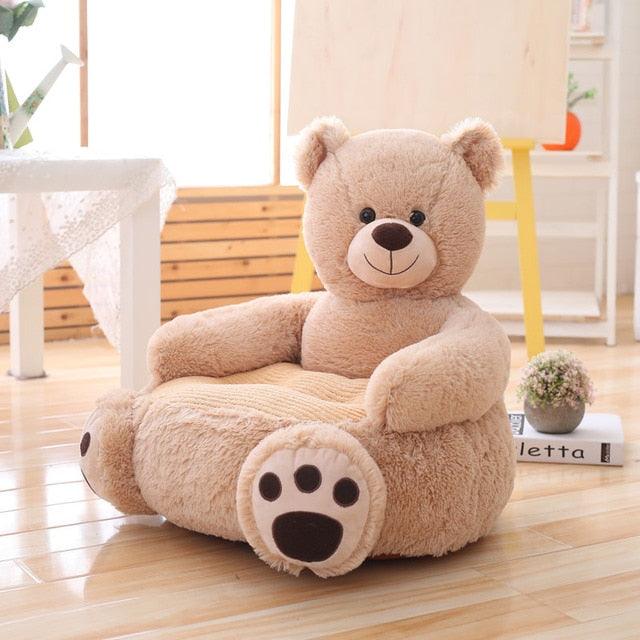 Panda & Teddy Bear Baby Chair Plush Toy 19''X19''X17'' bear Plushie Depot