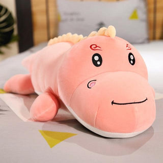 47"Cute Dinosaur Pillow Plush Toy Dolls pink open eyes Plushie Depot