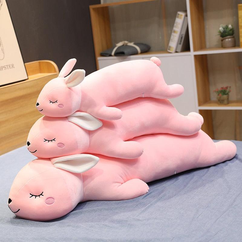 Large Sweet Soft Pink Rabbit Plush Toys Stuffed Animals Plushie Depot