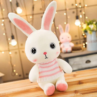 Lovey Dovey Bunny Rabbit Plushies white Stuffed Animals - Plushie Depot