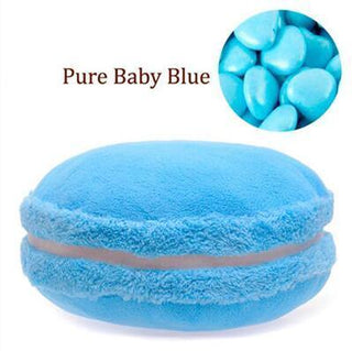 Yummy Macaron Plush Pillows Pure baby blue Plushie Depot