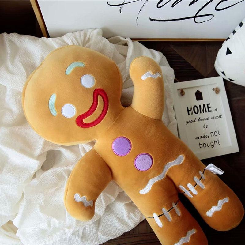 Cute Gingerbread Man Plush Toy - Plushie Depot