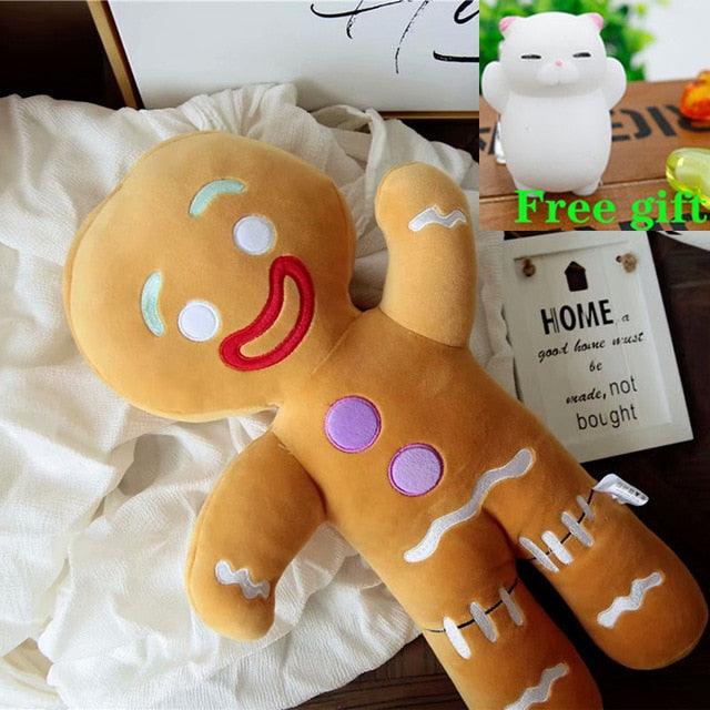 Cute Gingerbread Man Plush Toy 30CM - Plushie Depot