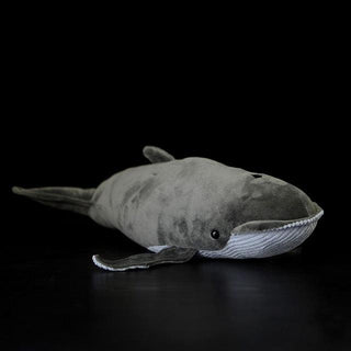 15.5" Lifelike Blue Humpback Whale Animal Stuffed Plush Toy - Plushie Depot