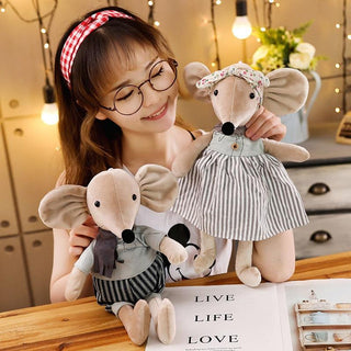 1pc 16.5" Cute & Lovely Dressing Cloth Animal Ballet Mouse Plush Toys Stuffed Animals - Plushie Depot