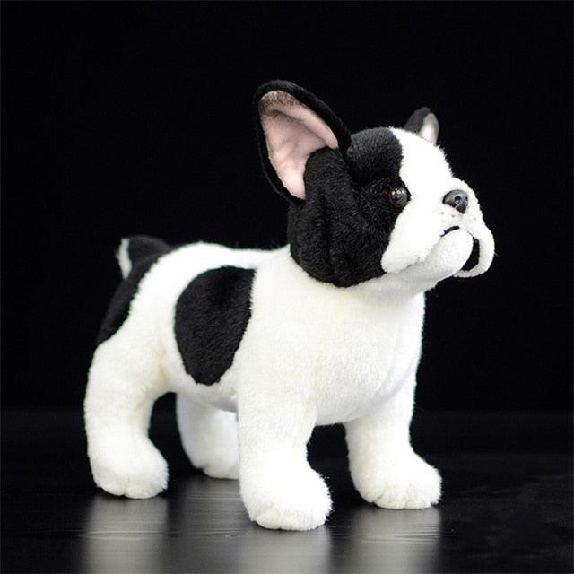 9" Realistic Bulldog Dog Plush Toy Default Title Plushie Depot