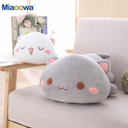 Lying Cartoon Cute Cat Kawaii Animal Pillow Plush Stuffed Toy Plushie Depot