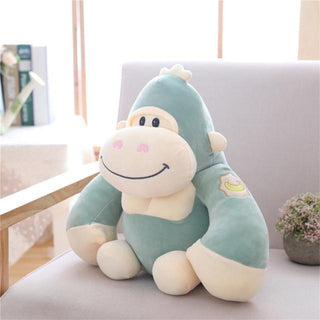 Kawaii Gorilla Stuffed Animal Plush Toy Blue Plushie Depot