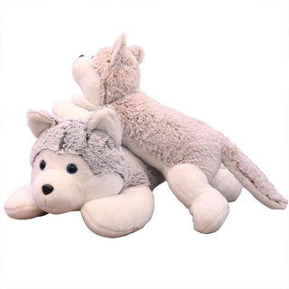 18" - 30" Giant Husky Stuffed Animal Plush Toy - Plushie Depot
