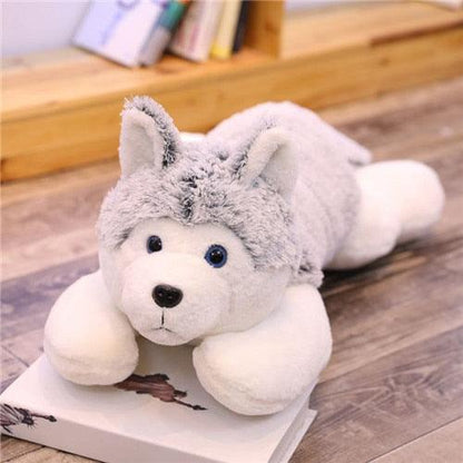 18" - 30" Giant Husky Stuffed Animal Plush Toy Gray Stuffed Animals Plushie Depot