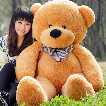 31.5" Cute Large Size Four Color Teddy Bears Plush Toys light brown Teddy bears Plushie Depot