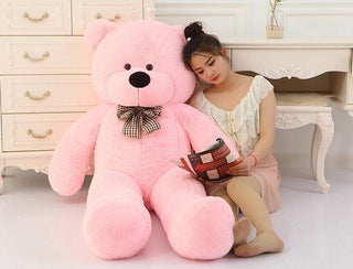 31.5" Cute Large Size Four Color Teddy Bears Plush Toys pink Teddy bears - Plushie Depot