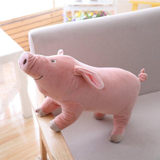 Cute Realistic Curly Tailed Pig Plushie Plushie Depot