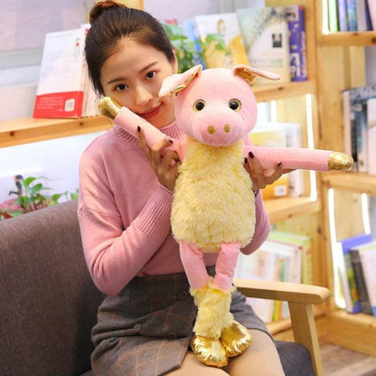 Cute Pig and Unicorn Ballerina Plushies pig - Plushie Depot