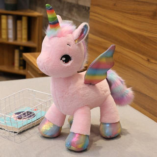 15" - 31" Large Kawaii Rainbow Unicorn Plush Toys Pink Plushie Depot