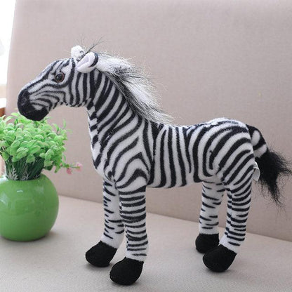 African horse Zebra plush toy 11'' zebra Plushie Depot